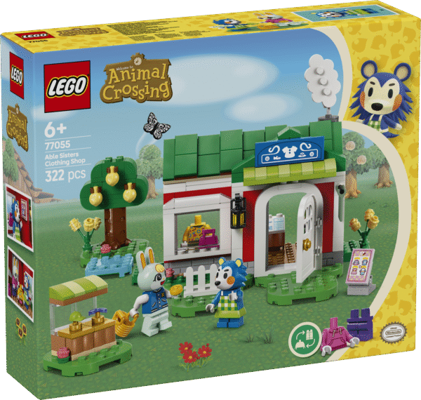 Lastele mõeldud poemänguasjas on 2 LEGO Animal Crossing minifiguuri
