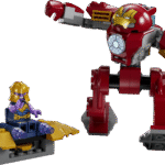 kus osalevad Iron Man ja tema Hulkbusteri robot ning Thanos ja tema lennuk.