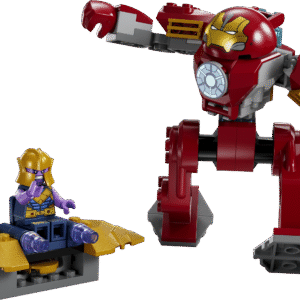 kus osalevad Iron Man ja tema Hulkbusteri robot ning Thanos ja tema lennuk.
