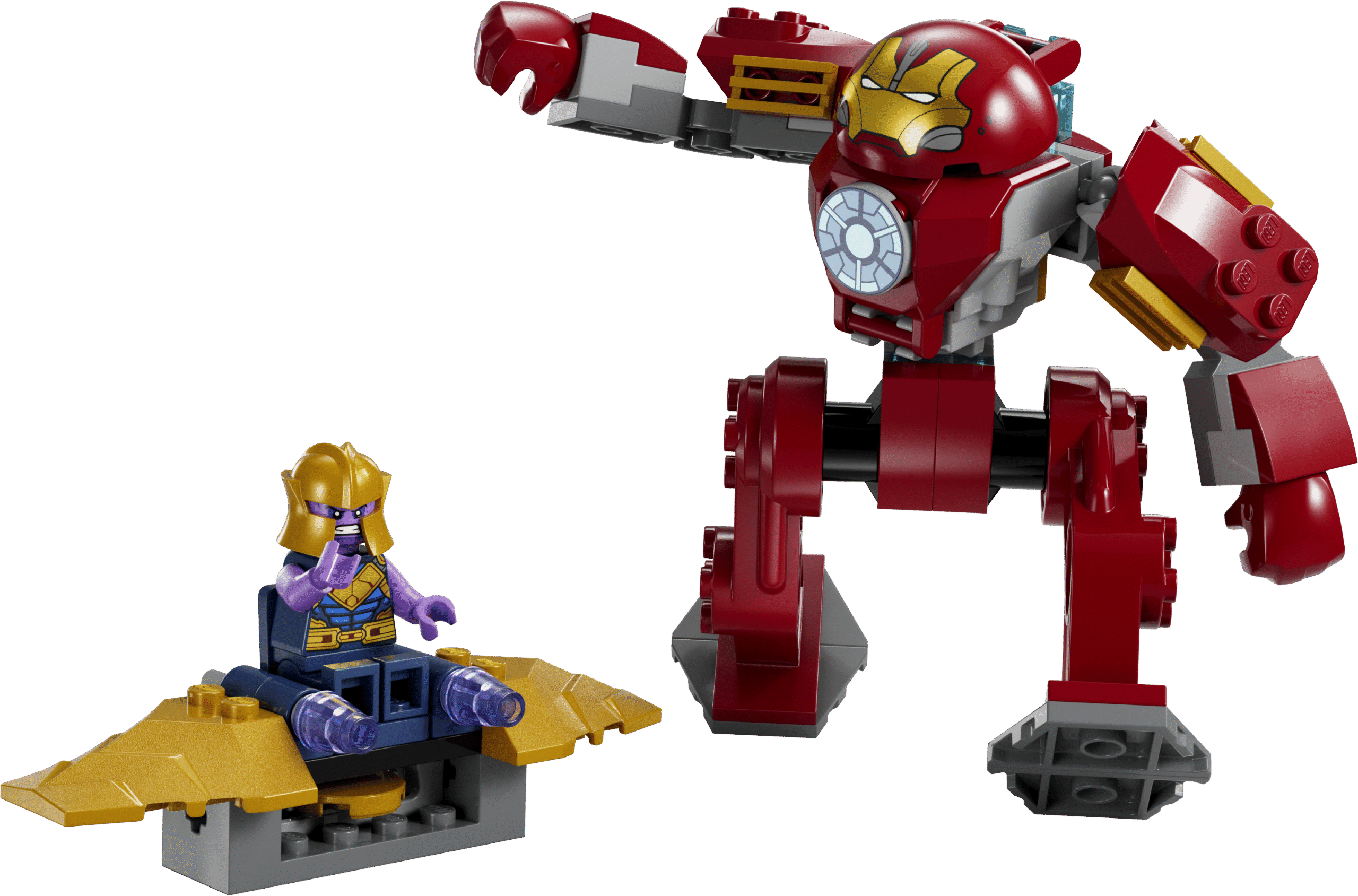 image_raw kus osalevad Iron Man ja tema Hulkbusteri robot ning Thanos ja tema lennuk.