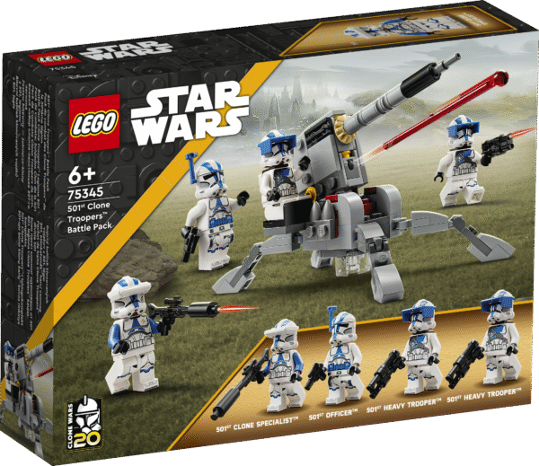 Lapsed saavad juhtida 501st Clone Trooperite üksust selle LEGO® Star Wars™ lahingukomplektiga