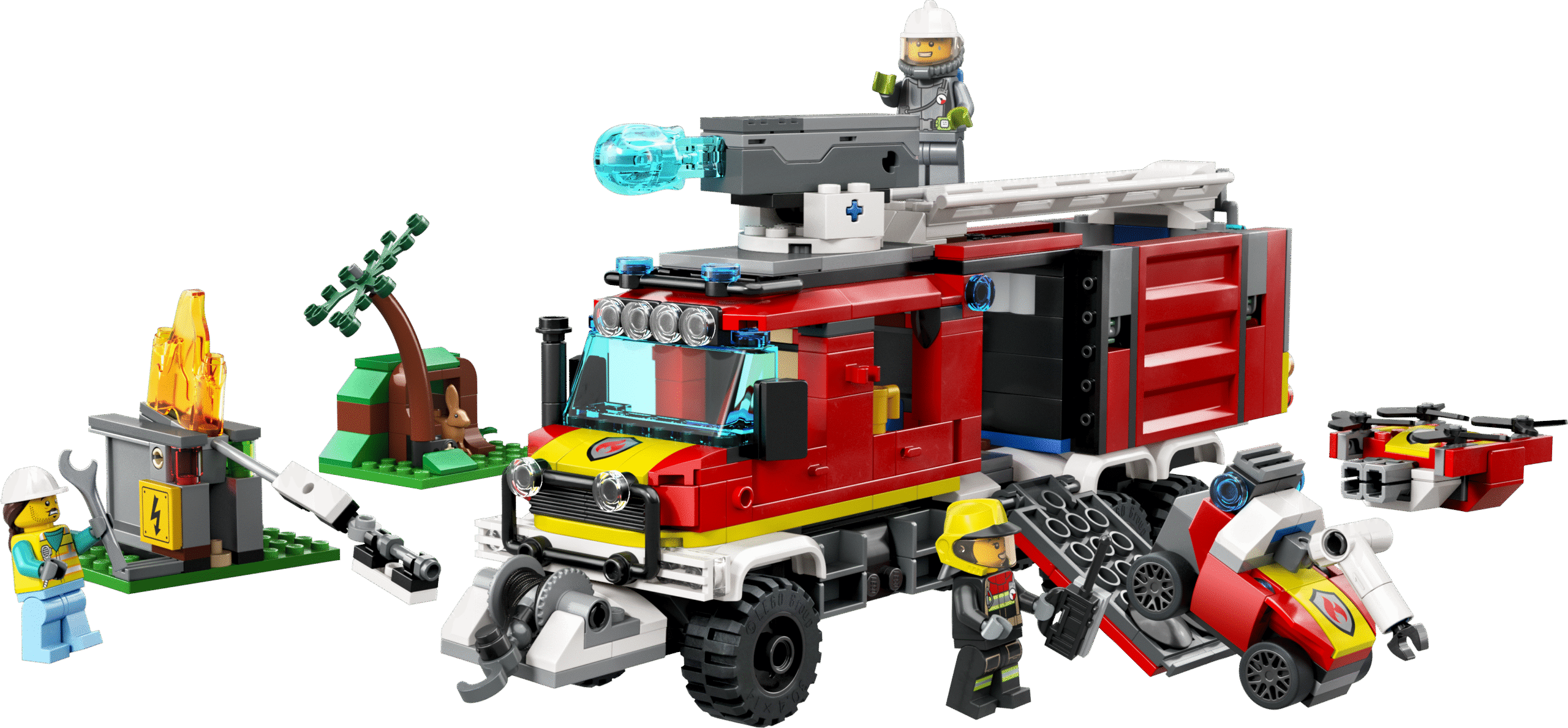 image_raw rohkete lahedate funktsioonidega tuletõrjeauto