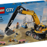 Selles LEGO City ehitussõidukite fännidele mõeldud komplektis on LEGO ekskavaator