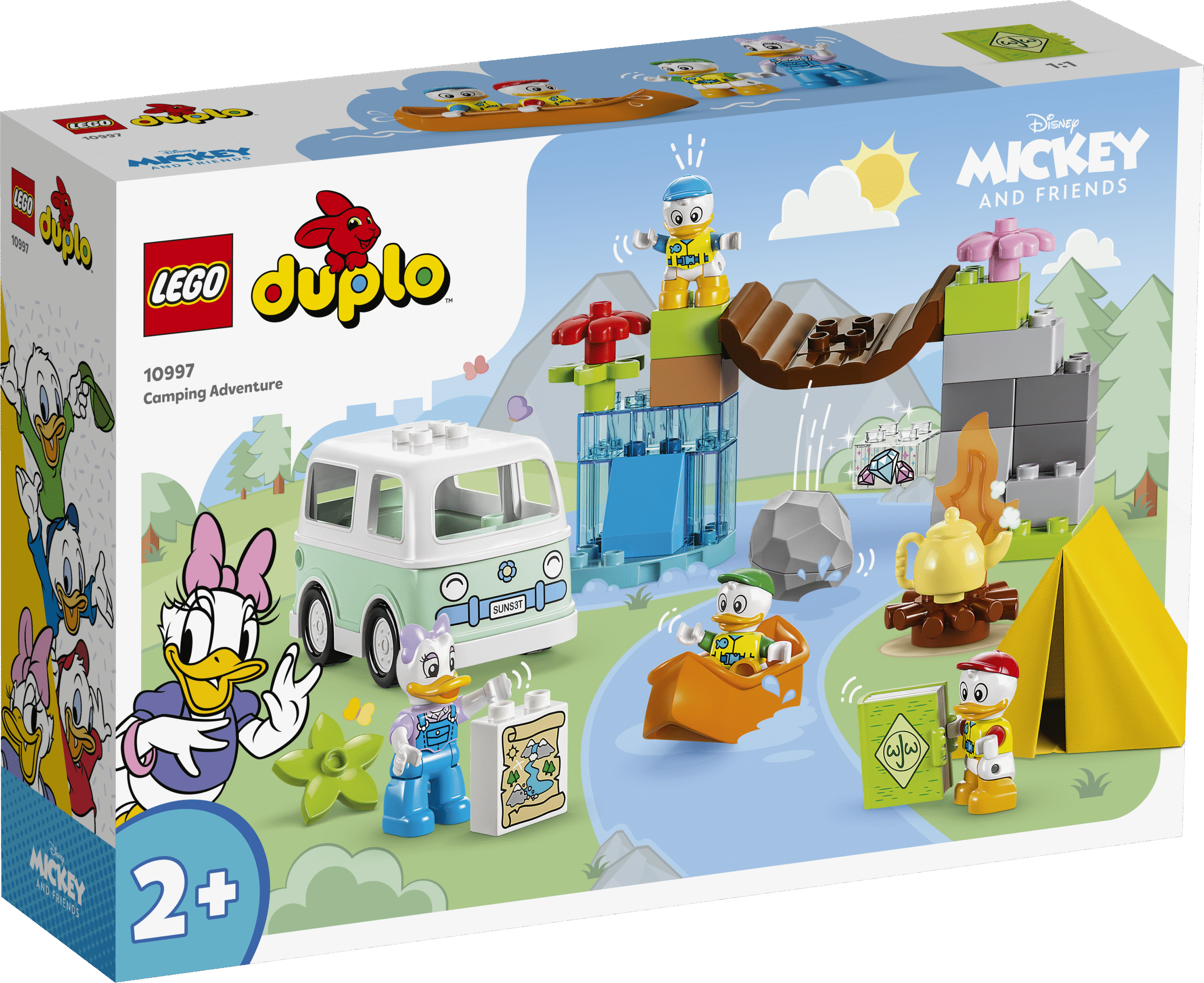 LEGO DUPLO Matkaseiklus Kingi väikestele Disney fännidele tegevusterohke ehitusmängukomplekt