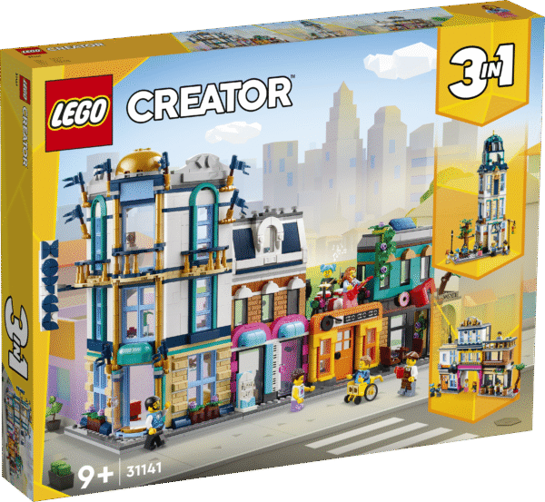 Külasta linna selle LEGO® Creatori kolm-ühes peatänava ehituskomplektiga