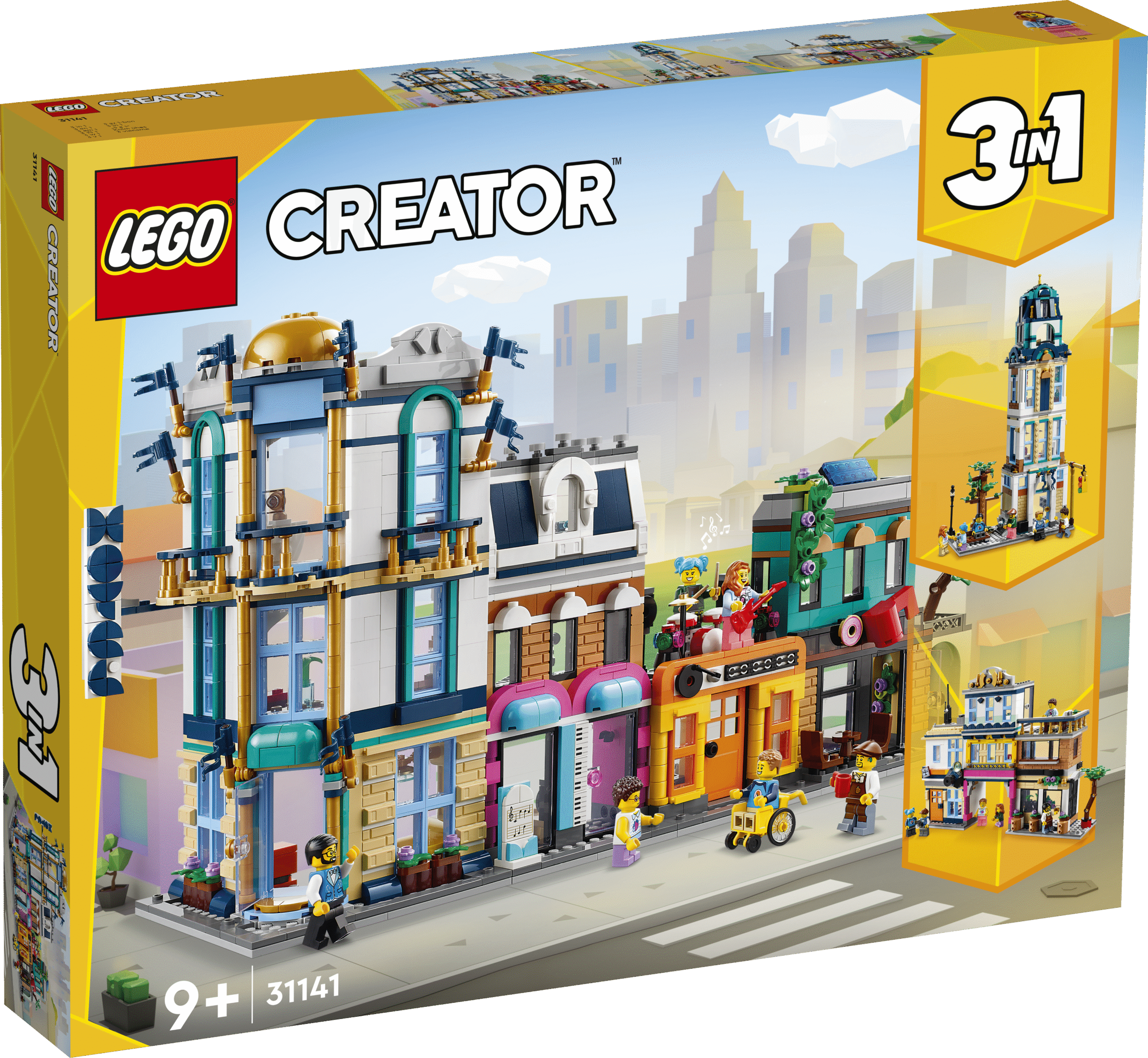 LEGO Creator Peatänav Külasta linna selle LEGO® Creatori kolm-ühes peatänava ehituskomplektiga