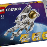 Lapsed saavad nautida galaktikatevahelist tegevust selle LEGO® Creator kolm ühes kosmoseastronaudi ehitusmänguasjaga ning seejärel ehitada selle ümber kosmosekoeraks või kosmoselennukiks.