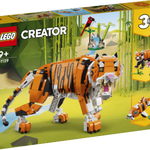Loomasõbrad saavad etendada vahvaid lugusid LEGO® Creator 3in1 ehituskomplektis Suursugune tiiger