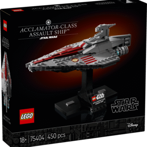 Kõigi aegade esimene LEGO klotsidest mudel Acclamator-Class Assault Shipist filmistStar Wars: kloonide rünnak on lahe Star Wars kingitus.