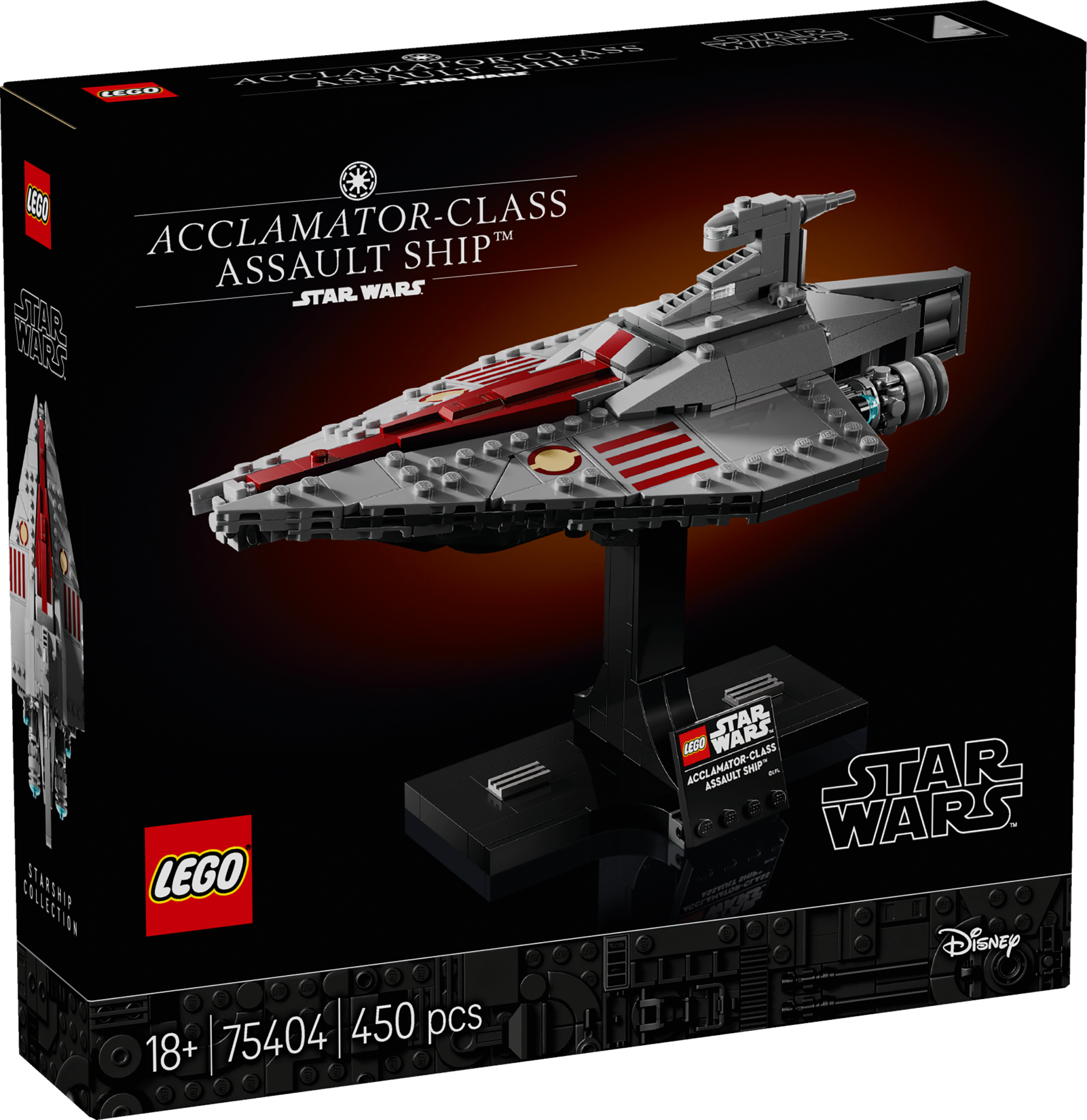 LEGO Star Wars Acclamator-Class Assault Ship Kõigi aegade esimene LEGO klotsidest mudel Acclamator-Class Assault Shipist filmistStar Wars: kloonide rünnak on lahe Star Wars kingitus.
