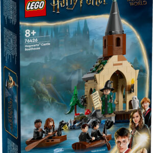 Selle lastele mõeldud LEGO Harry Potteri Sigatüüka lossi paadimaja ehitusmänguasjaga lood uuesti iroonilise stseeni filmist „Harry Potteri ja tarkade kivi“.
