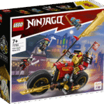 NINJAGO® komplekt lastele ja kiirete sõidukite fännidele kaasahaaravate lahingute etendamiseks täiustatava ninjamootorratta