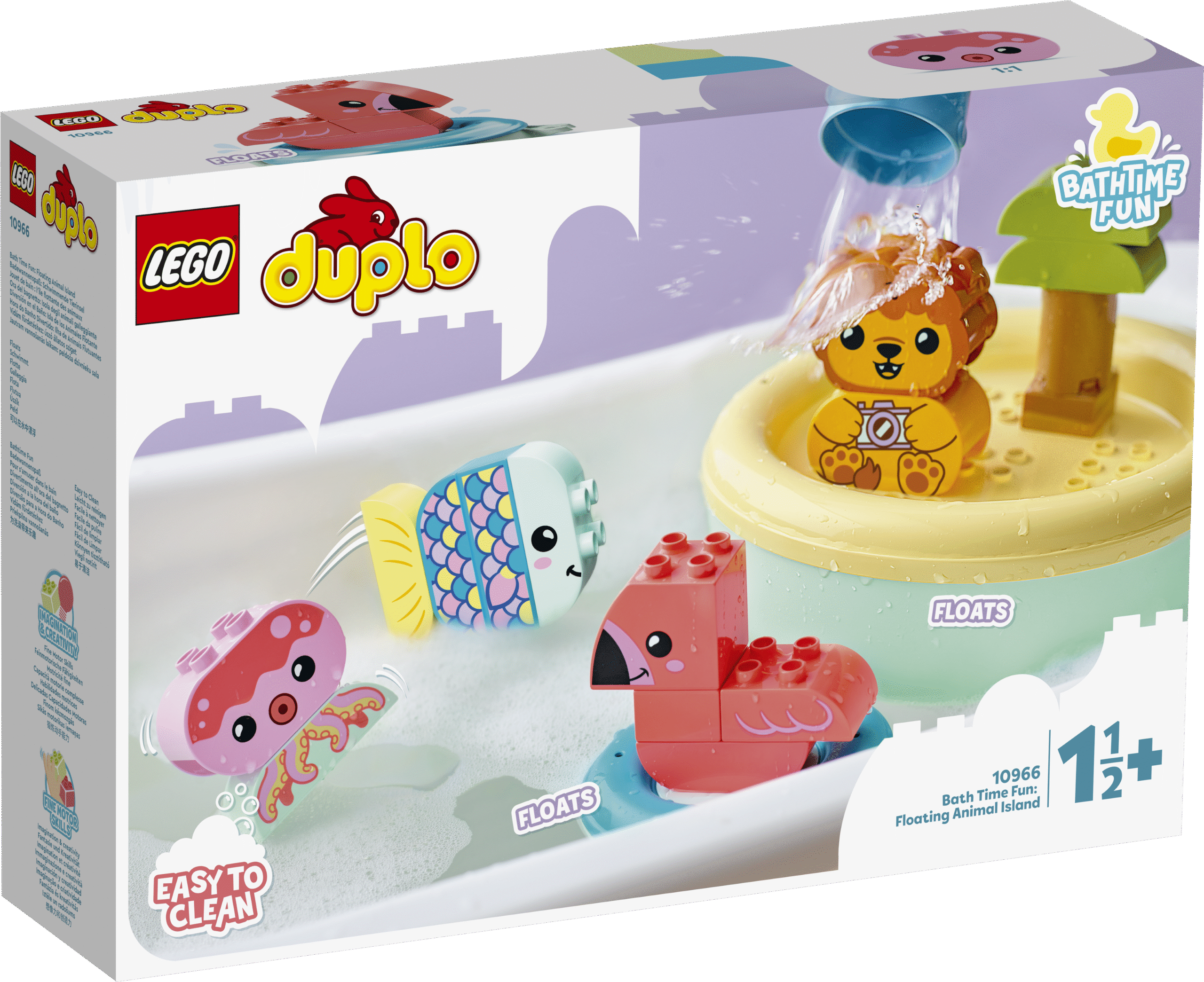 LEGO DUPLO vannimänguasi Ujuv loomade saar .