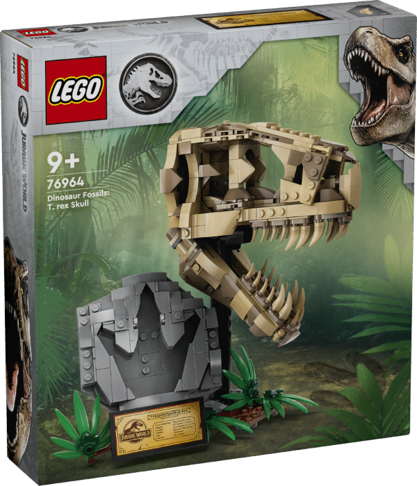 Premeeri selle LEGO® Jurassic World dinosauruse fännidele mõeldud kingitusega poisse ja tüdrukuid ning valmista T. rexi mängukolju.