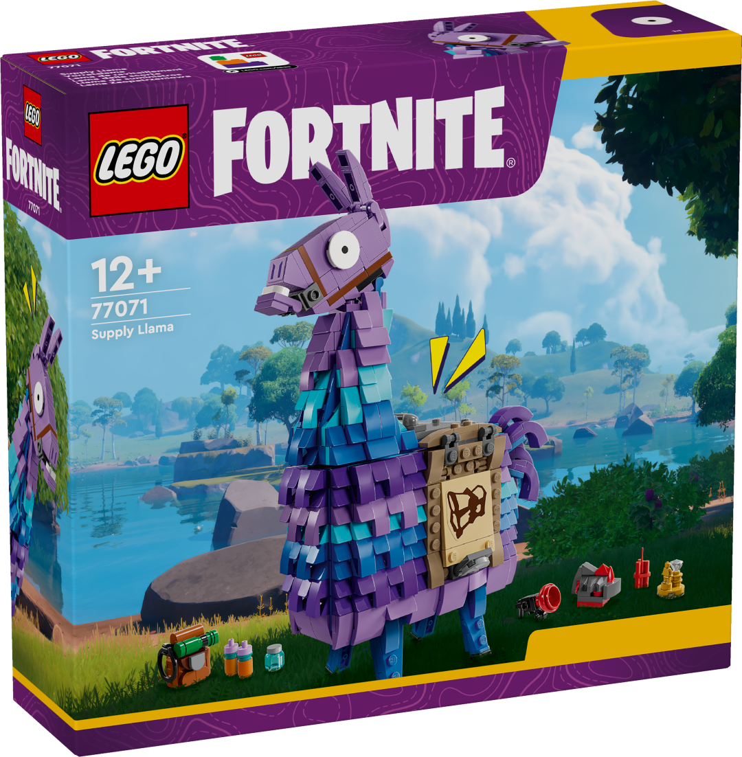 LEGO Fortnite Supply llama Too LEGO Fortnite'i seiklus pärismaailma arvutimängu ehituskomplektiga
