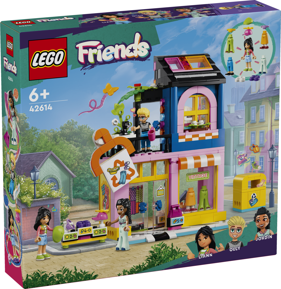 LEGO Friends Vintage riiete pood LEGO® Friends vintage riiete poe laste ehituskomplekt on mänguasi koos tarvikute