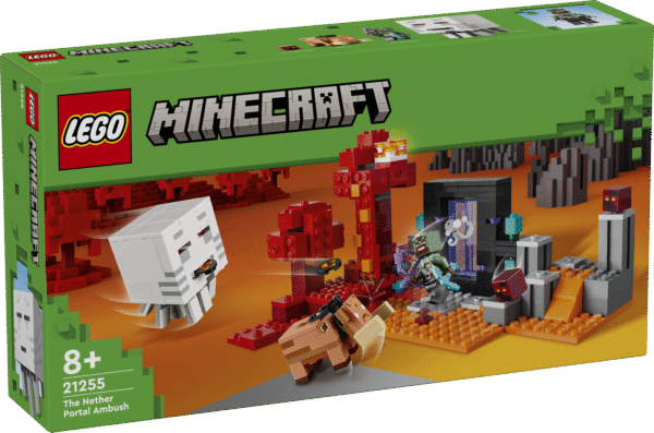 LEGO® Minecraft® rollimängukomplekt Netheris koos ikooniliste tegelastega