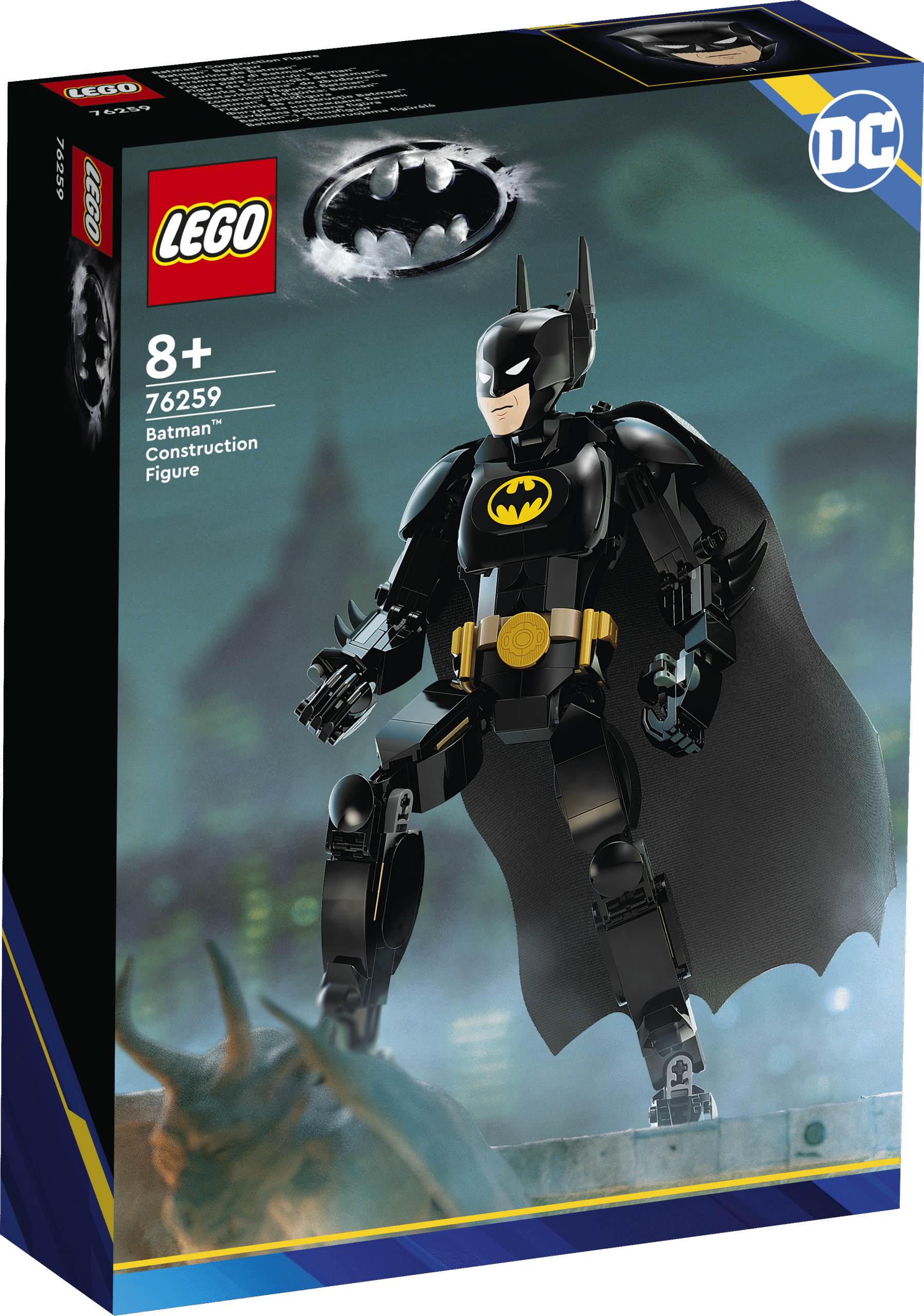 LEGO Super Heroes Batman-i ehitusfiguur Pane Batman™-i seiklused noorte superkangelaste kätesse detailse täielikult liigendatud Batmani figuuriga