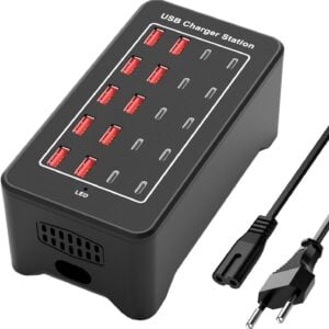 Võimekas 20-pesaga USB laadimisjaam robotitele ja nutiseadmetele.