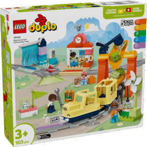 Veokitäis tegevusi... Tuled... Helid... Otsuste tegemine... Lõbus õppimine... Selles tegevusterohkes LEGO DUPLO väikelaste rongimänguasjas on kõike!