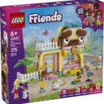 Selles LEGO Friends komplektis on 3 mininukutegelast ja 3 loomafiguuri
