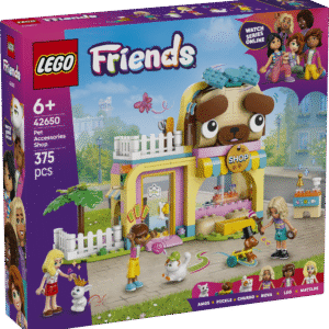 Selles LEGO Friends komplektis on 3 mininukutegelast ja 3 loomafiguuri