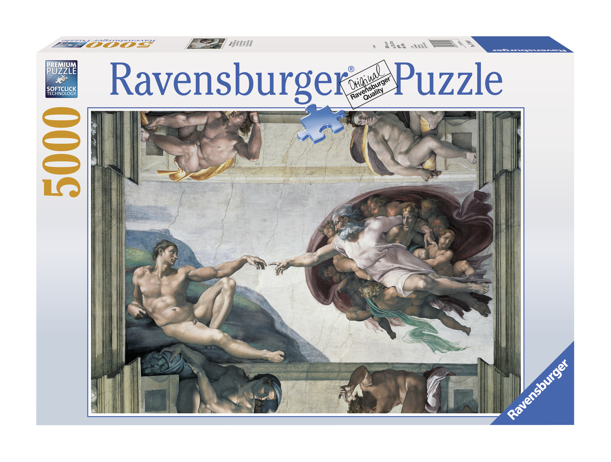 Ravensburger pusle 5000 tk Aadama looming Ravensburgeri esmaklassilise kvaliteediga pusled. Iga pusletükk on erinev