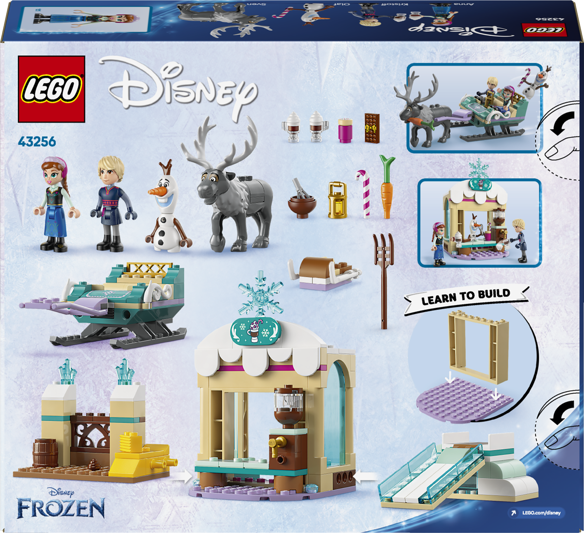 image_raw kuuma šokolaadi kiosk ning Anna ja Kristoffi LEGO ǀ Disney mininukufiguurid.
