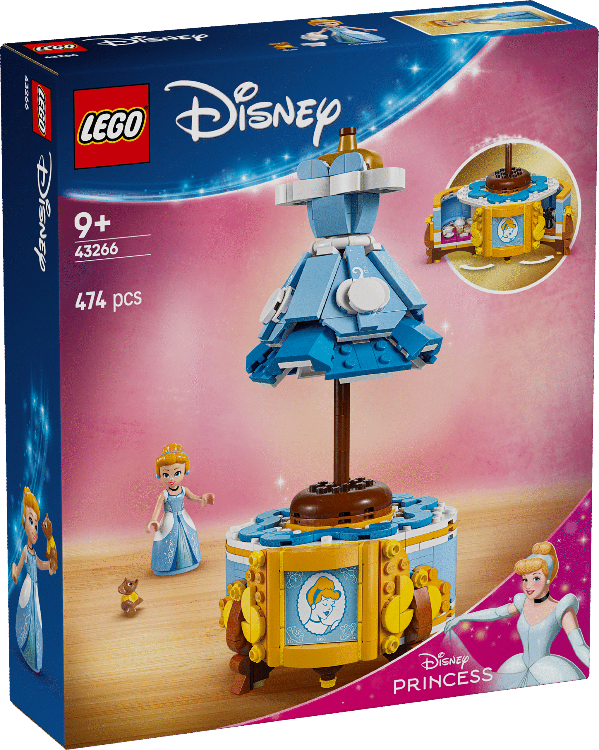 LEGO Disney Tuhkatriinu kleit Inspireeri moesõpru LEGO Disney ehituskomplektiga