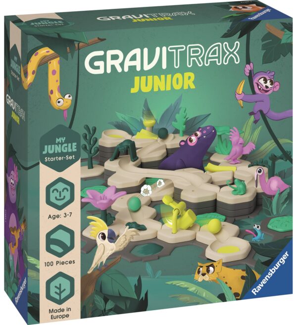 Gravitrax Juunior on uuenduslik kuulimäng erinevate radade ehitamiseks ja kuulide veeretamiseks!