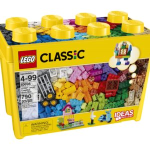 LEGO Classic vahva suur mängukast innustab oma paljude akende ja ustega majade