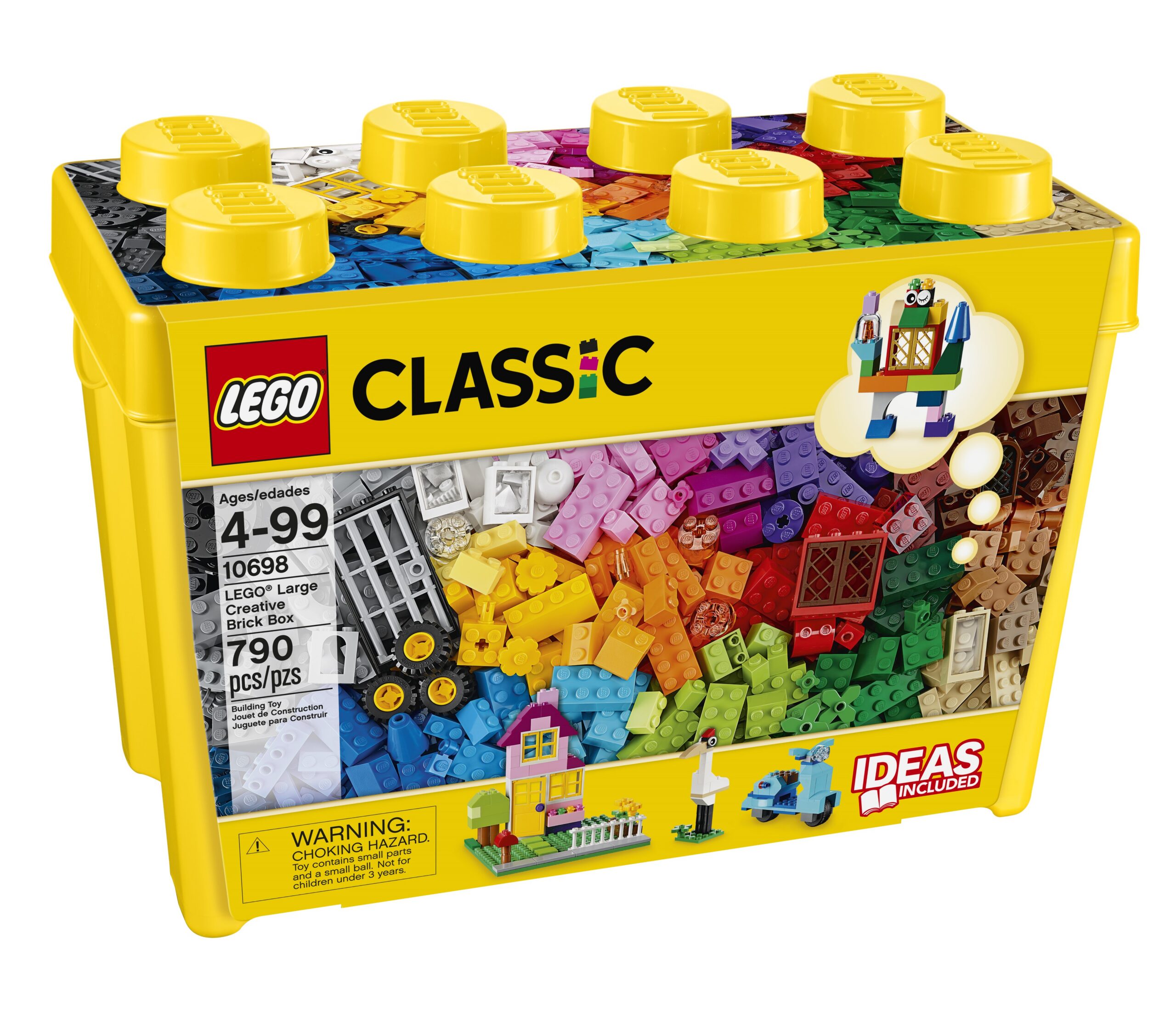 LEGO Classic vahva suur mängukast LEGO Classic vahva suur mängukast innustab oma paljude akende ja ustega majade