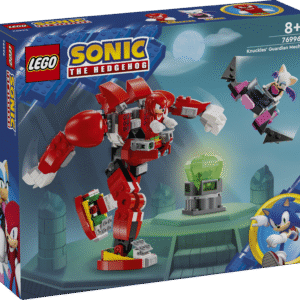 Videomängu tegelaskujud ja tegevus LEGO® Sonic the Hedgehog™ fännidele selles Knucklesi robotvalvuri komplektis koos roboti