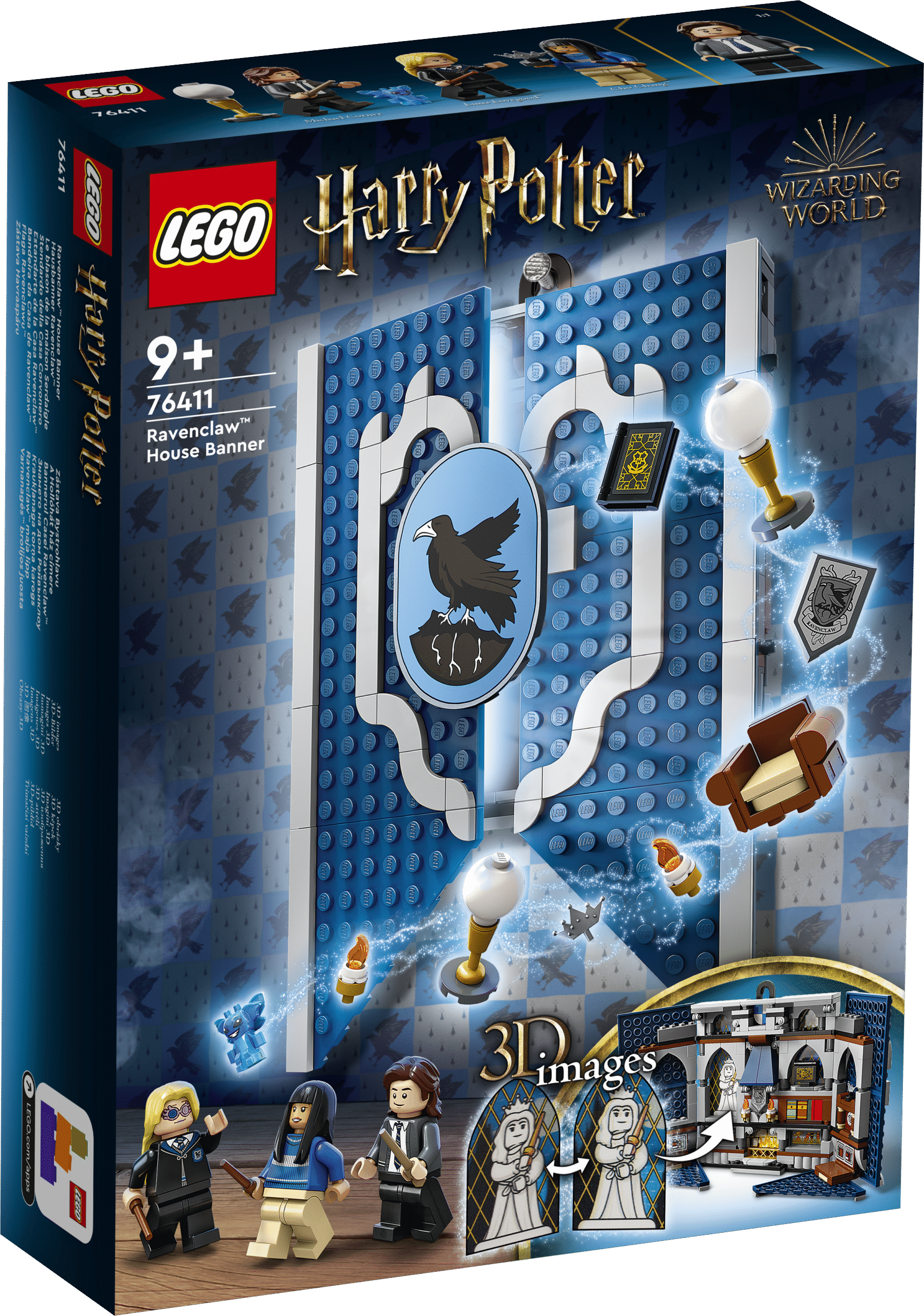 LEGO Harry Potter Ravenclaw maja lipp .