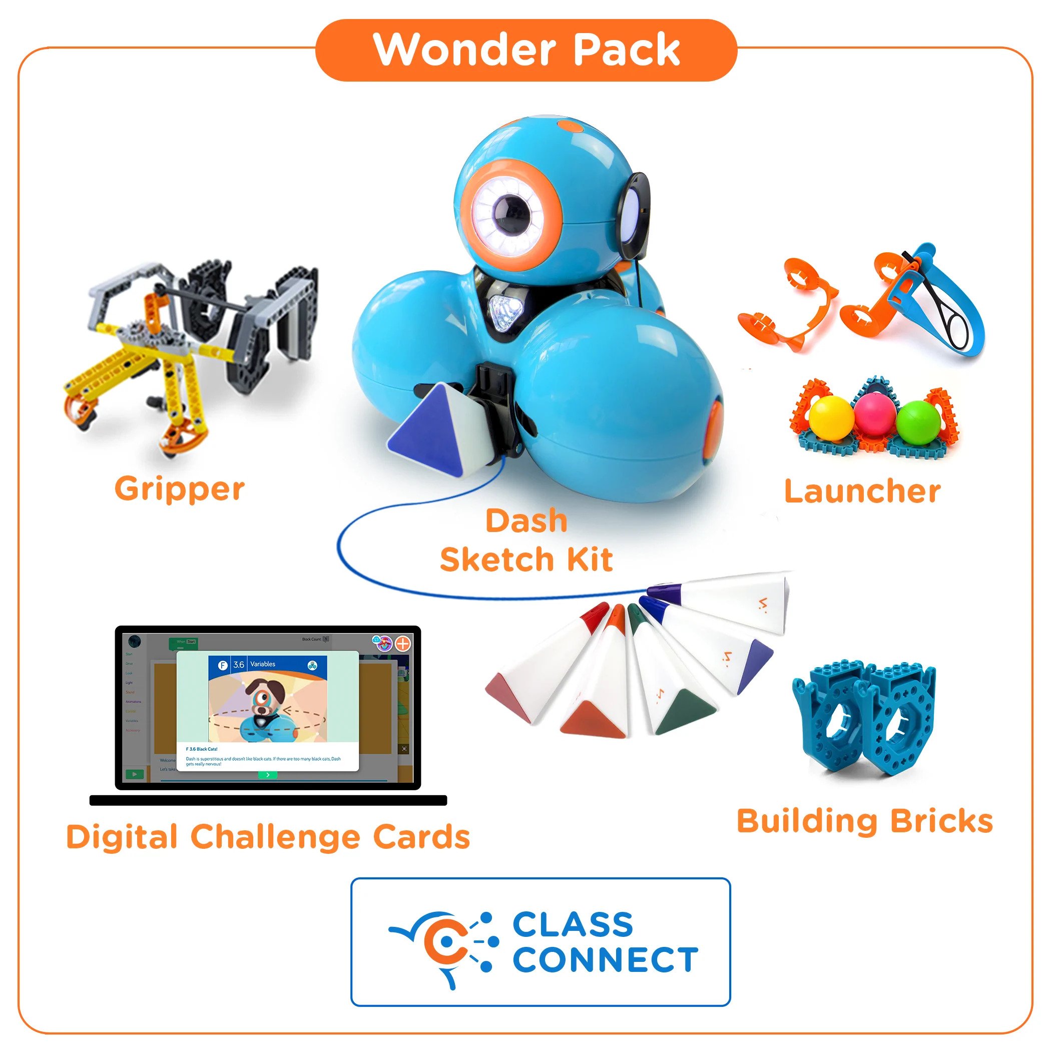 Dash Wonder robootikakomplekt .