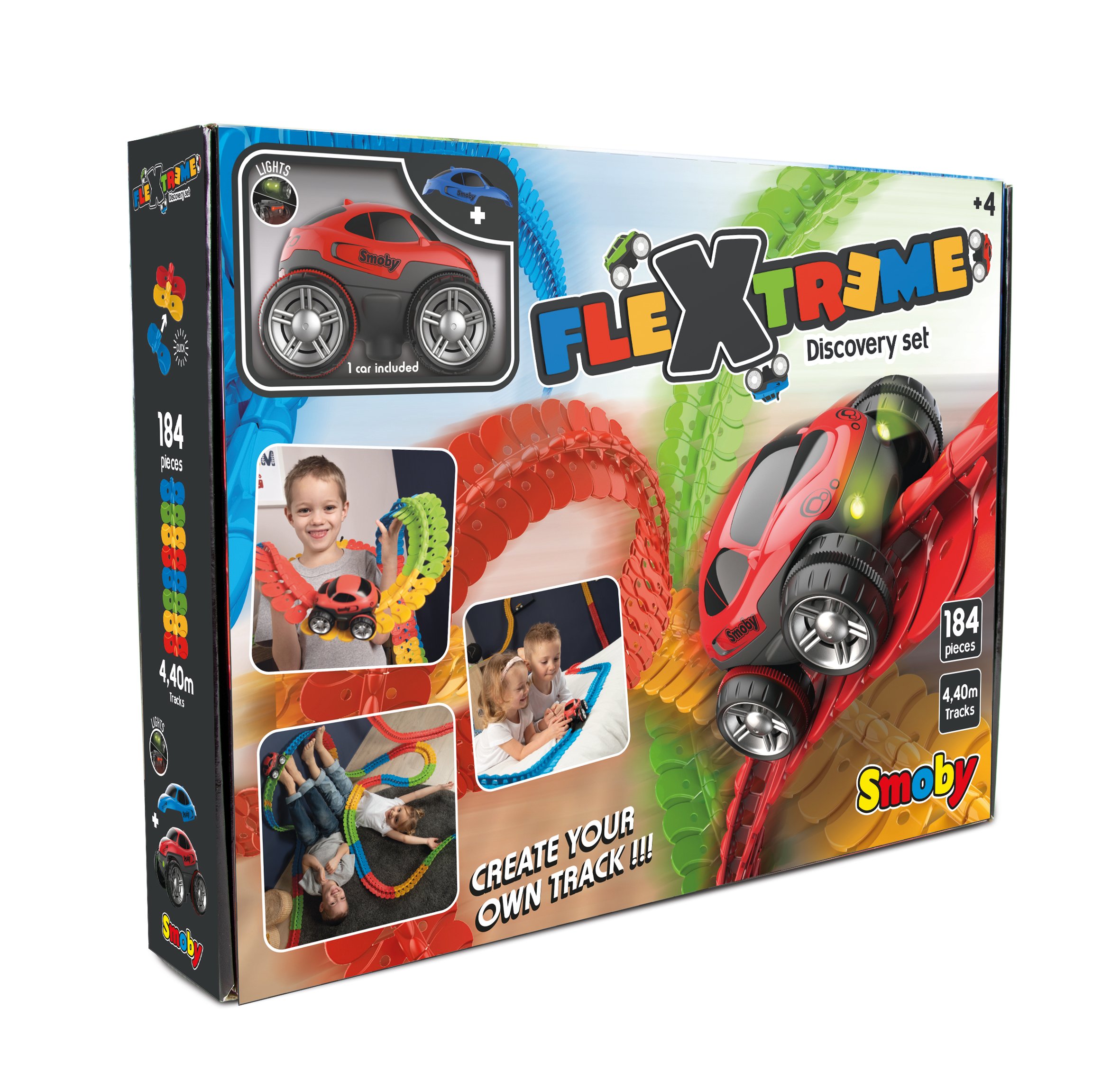 Smoby Flextreme avastuskomplekt Ehita unistusterada ja sõida nagu maailmameister!