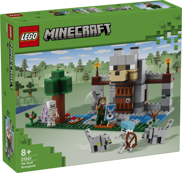 LEGO® Minecraft® Wolf Stronghold on avastaja-kangelase mängukomplekt