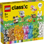 Vahva ehituskomplekt LEGO® Classic: loomingulised lemmikloomad. Lapsed ehitavad armsaid lemmikloomi – koera