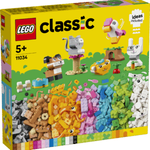 Vahva ehituskomplekt LEGO® Classic: loomingulised lemmikloomad. Lapsed ehitavad armsaid lemmikloomi – koera