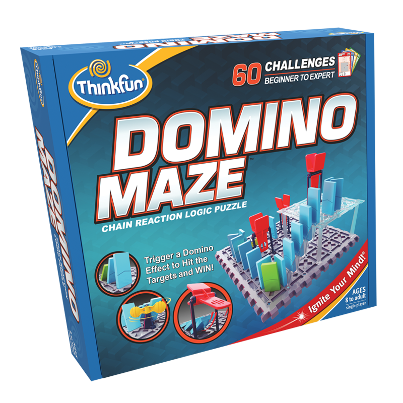 ThinkFun loogika- ja lauamäng: doomino labürint Kasuta loogikat ja osavust