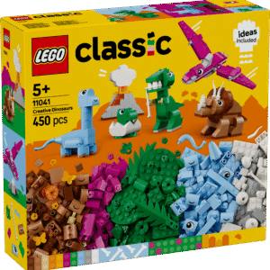 LEGO Classic loomingulised dinosaurused pakuvad ehitus- ja mänguseiklusi saurusefännidest lastele.