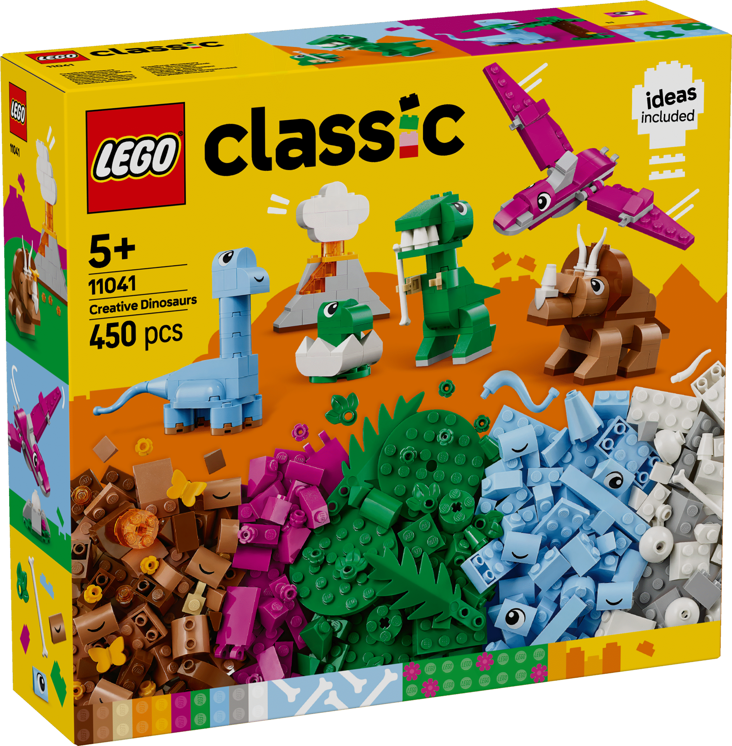 LEGO Classic Loomingulised dinosaurused LEGO Classic loomingulised dinosaurused pakuvad ehitus- ja mänguseiklusi saurusefännidest lastele.