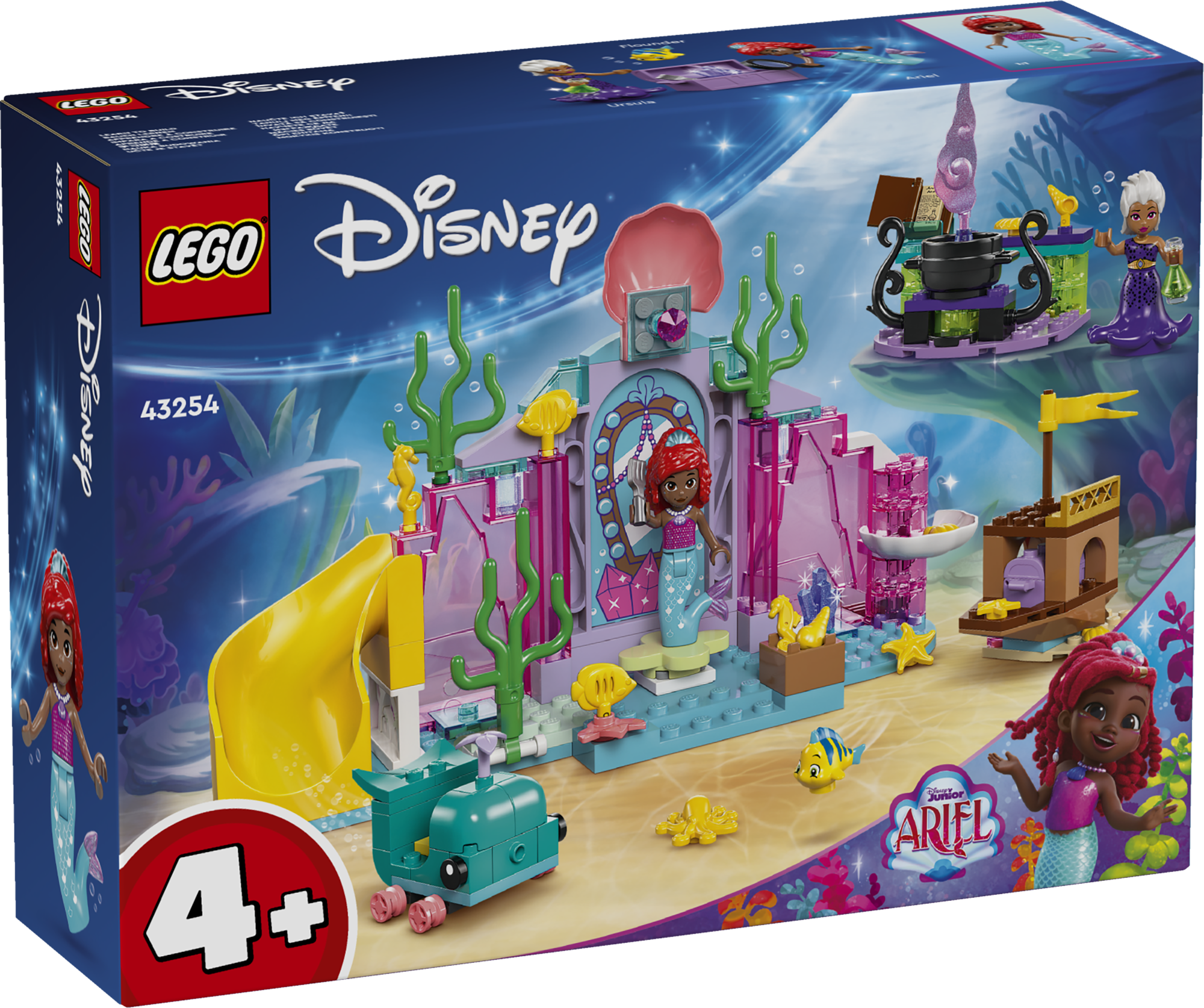 LEGO Disney Arieli kristallkoobas Paku Disney Juniori sarja Arieli fännidele põnevust kokkupandava kristallkoopa