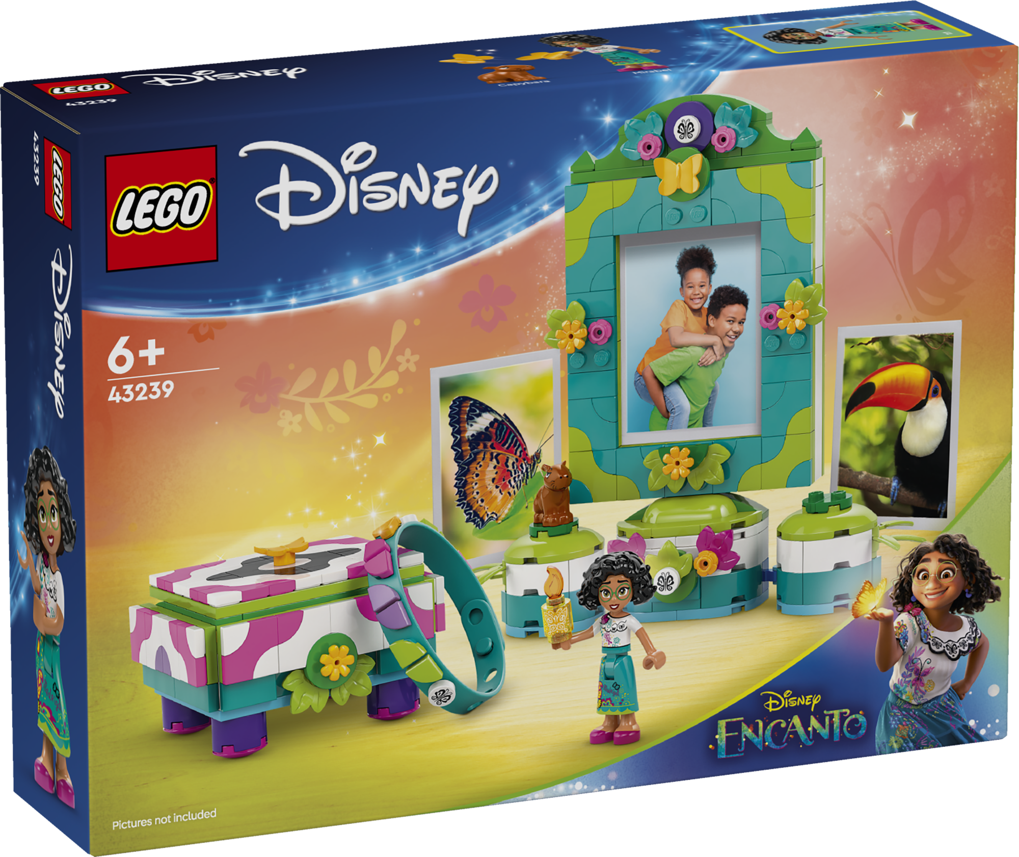 LEGO Disney Mirabeli fotoraam ja ehtekarp Hellita Encanto fänni ehtekarbi