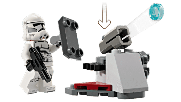 mis sisaldab 4 LEGO® Star Wars™ minifiguuri ja 5 LEGO figuuri.