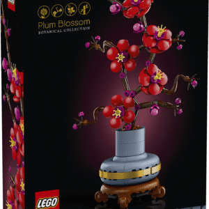 Loo elegantne lilleline väljapanek ehituskomplektiga LEGO Icons Ploomiõis – see on ajatu kingiidee LEGO botaanikakollektsioonist.