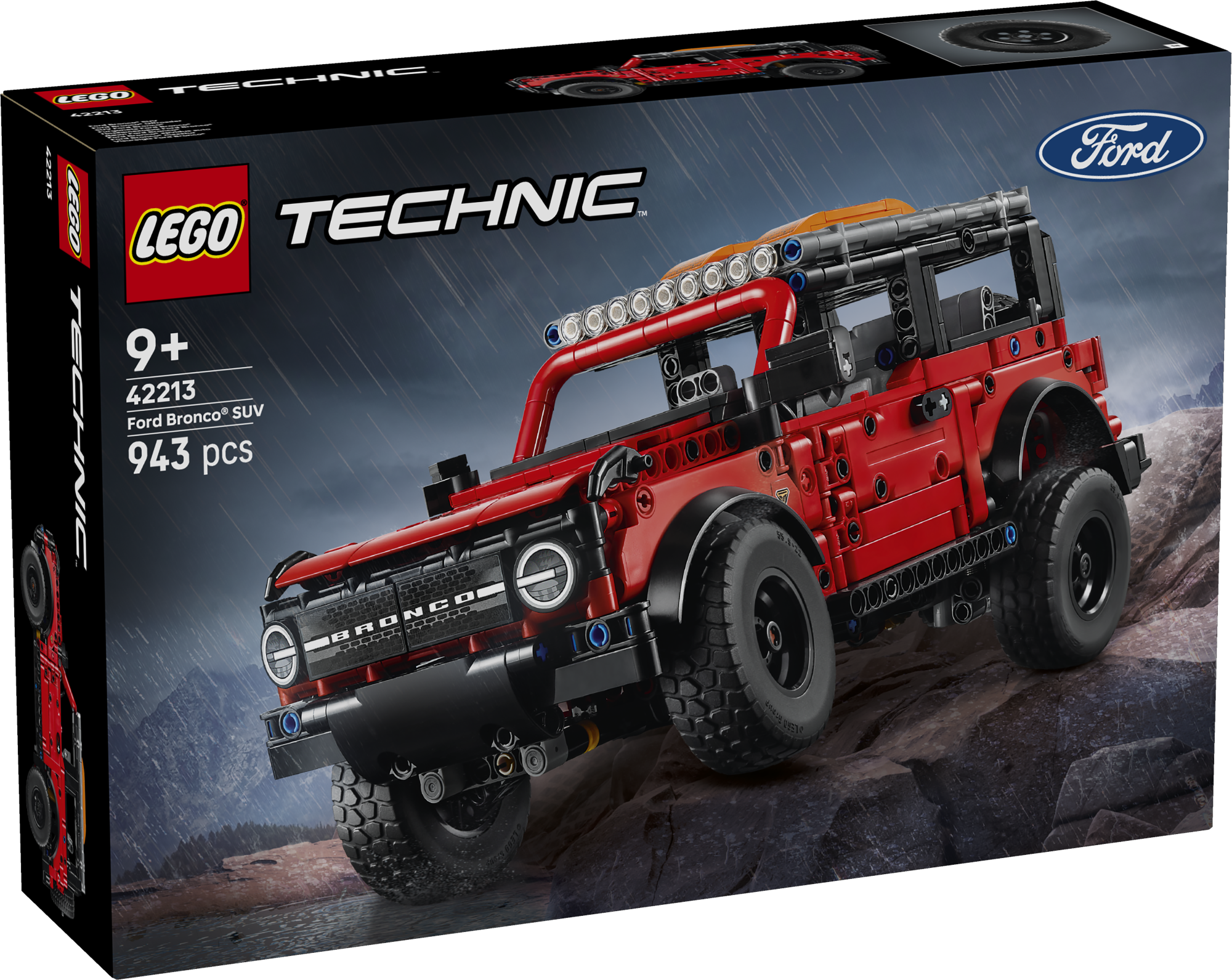 LEGO Technic Ford Bronco maastur Ava seiklusmaailm selle LEGO® Technicu Ford Bronco® maasturi mudeli ehituskomplektiga