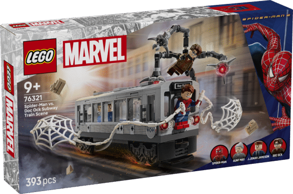 Ämblikmehe ja Doc Ocki metroorongi stseen on LEGO® ǀ Marveli kingitus põgenemismäruli