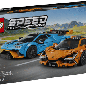 LEGO® Speed Champions Lamborghini topeltpakk võimaldab lastel koguda