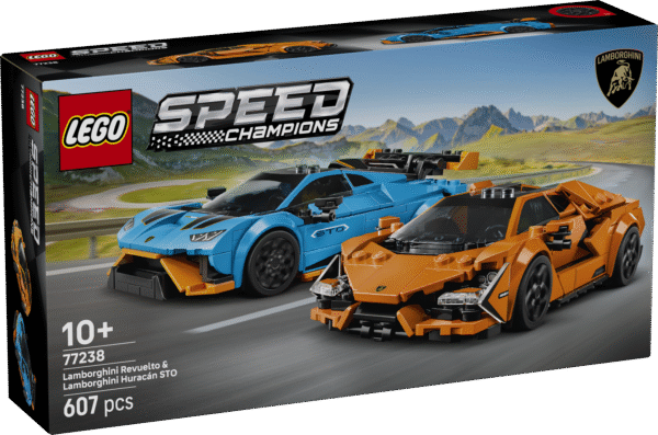 LEGO® Speed Champions Lamborghini topeltpakk võimaldab lastel koguda